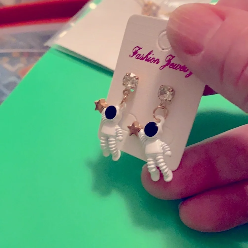 Astronaut Earrings